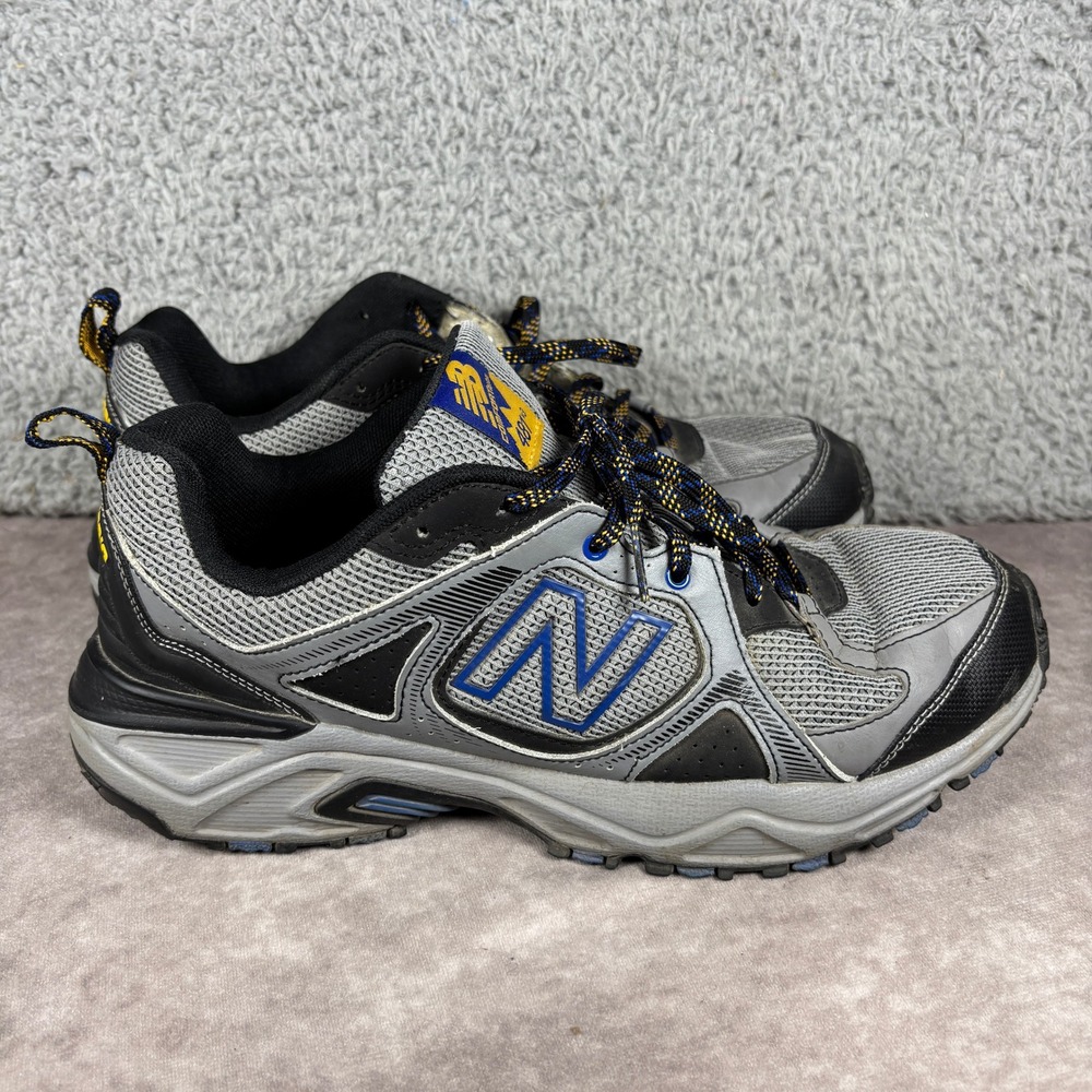 New Balance Sneakers Mens 10 Gray 481v3 All Terrain Trail Running MT481LG3 Shoes